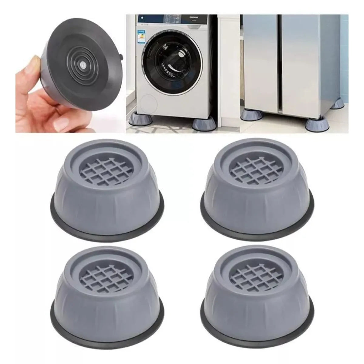 Bases Antivibración para Lavadora BS